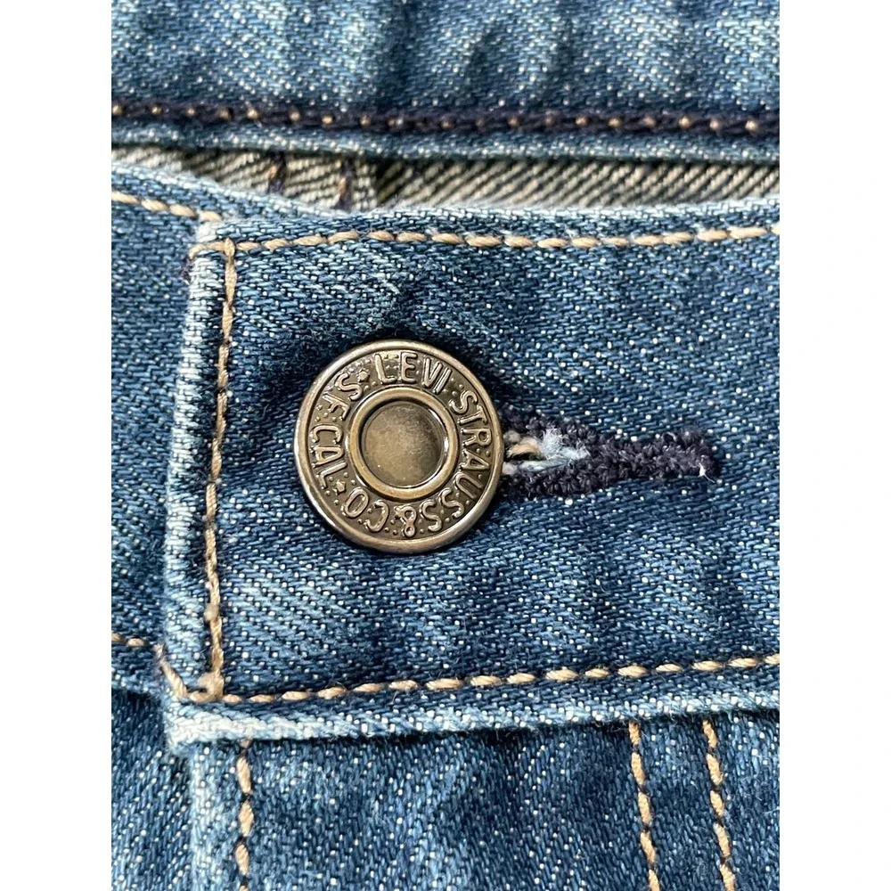 8 Pocket 90s Y2k Levi's Mens 38 x 30 569 Loose Straight Jeans Blue Medium Wash
